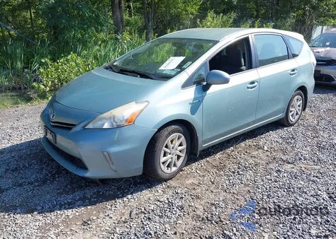 2013 Toyota Prius V Two from USA, damaged, VIN JTDZN3EU1D3209239
